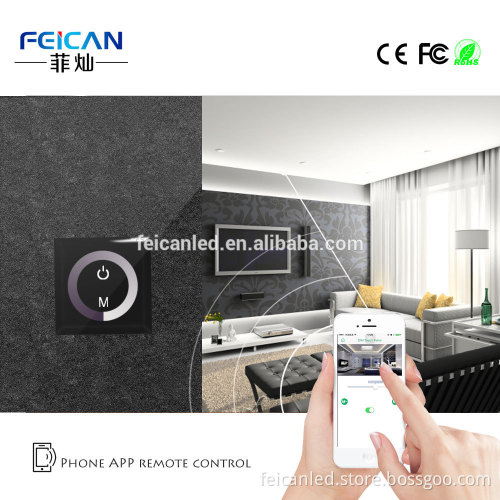 Wall-mounted Touch Panel Single Color Dimmer Switch with WIFI remote control